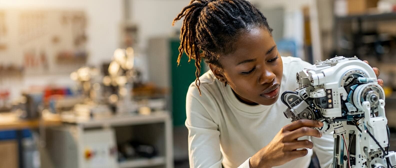 Young African techies collaborating
